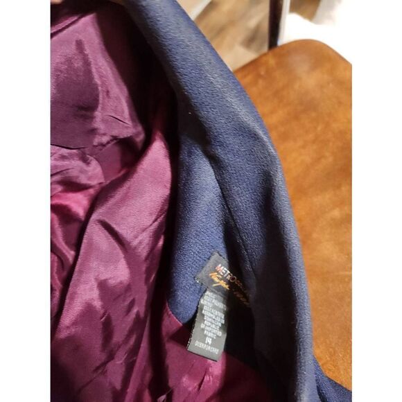 Metro collection new york 10001 size 14 blazer - Picture 12 of 12